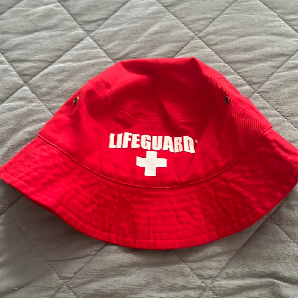 Authentic Unisex Lifeguard Print Bucket Hat